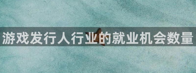 顺盈娱乐供7O777：游戏发行人行业的就业机会数量