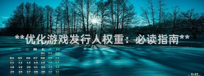 顺盈娱乐平台提现被关闭怎么回事呀：**优化游戏发行人权重：必读指南**